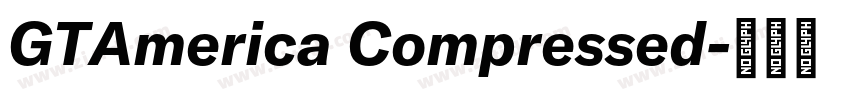GTAmerica Compressed字体转换